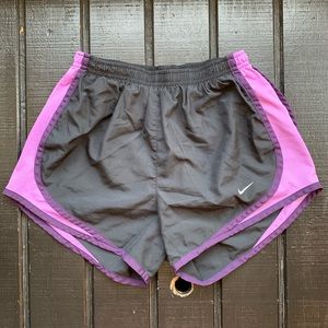 Black and Purple Nike Shorts